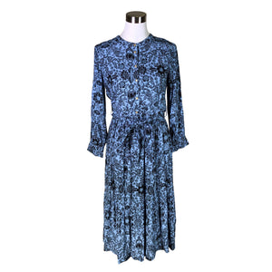 Unisex Noa Noa - Schiffon dress, size 34 - Blue (1)