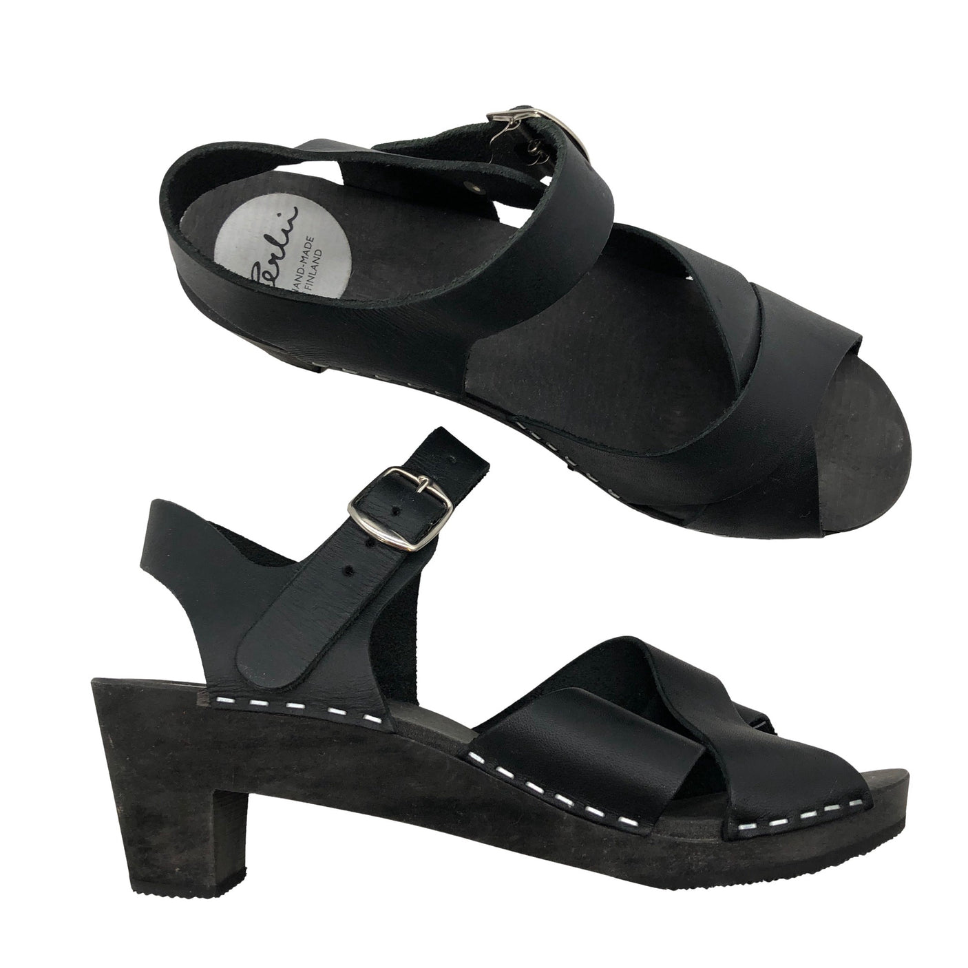 Unisex Terhi Pölkki - Heeled sandals, size 38 - Black (1)