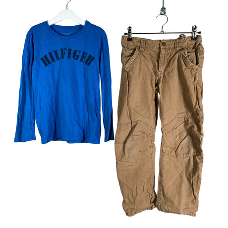 Unisex Polarn O. Pyret - Kangashousut, koko 128 - 134 -  ()