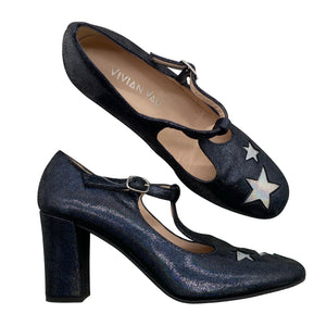 Unisex Vivian Vau - High heels, size 39 - Blue (1)