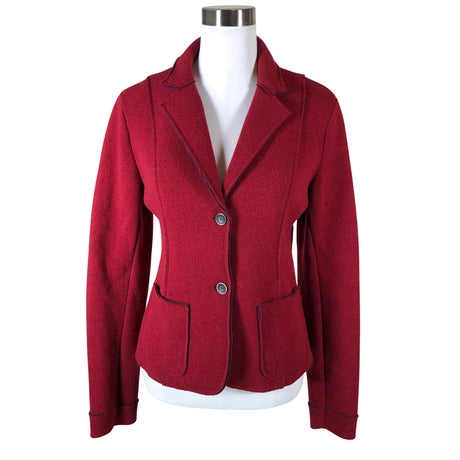 Unisex More&More - Cardigan, size 38 - Wine red ()