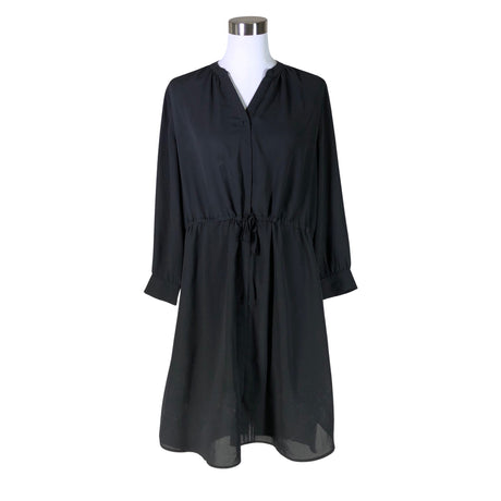 Unisex Selected - Schiffon dress, size 40 - Black ()