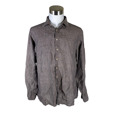 Unisex Stenströms - Collared shirt, size XXL - Brown ()