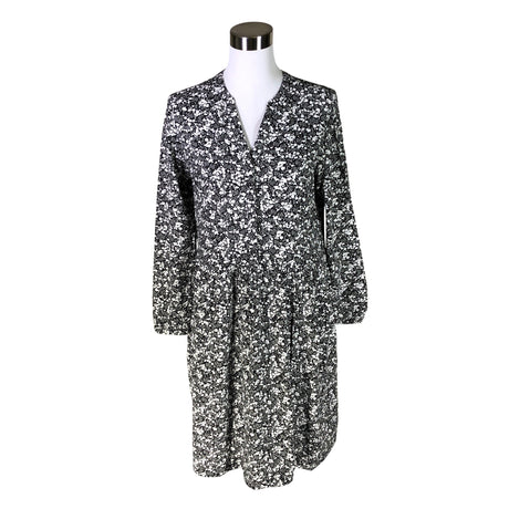 Unisex Fransa - Schiffon dress, size 36 - Black ()