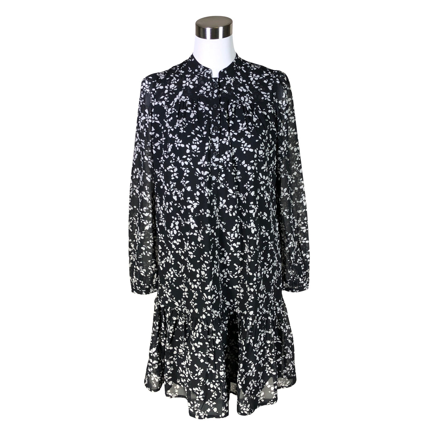 Unisex Esprit - Schiffon dress, size 34 - Black (1)