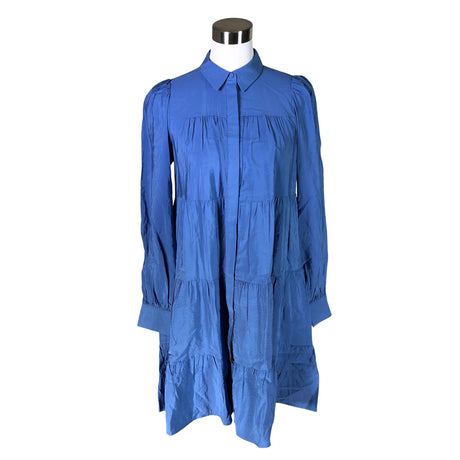 Unisex Y.A.S - Schiffon dress, size 36 - Blue ()