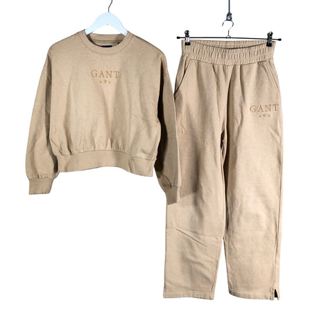 Unisex Gant - Sweatshirt and pants set, size 164 - 170 - Beige ()