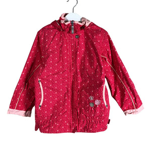 Unisex Lenne - Spring/Fall jacket, size 110 - 116 - Red (1)