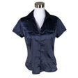 Unisex Easy Wear - Short-sleeved blouse, size 40 - Blue ()