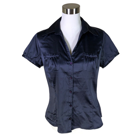 Unisex Easy Wear - Short-sleeved blouse, size 40 - Blue ()