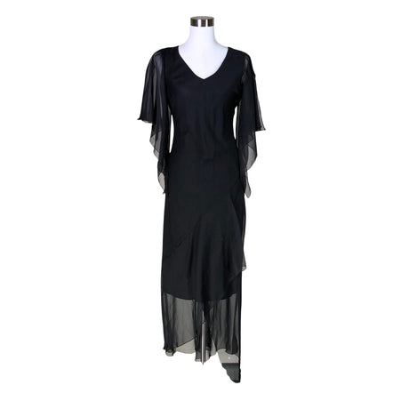 Unisex InWear - Schiffon dress, size 36 - Black ()