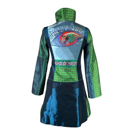 Unisex Desigual - Trench coat, size 36 - Green (2)