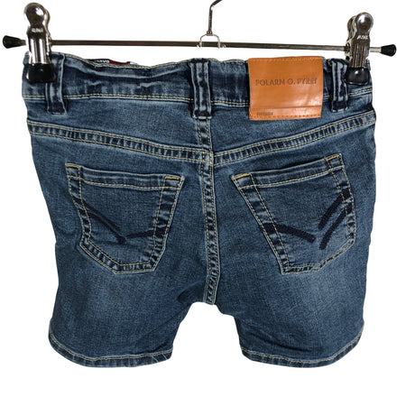 Unisex Polarn O. Pyret - Denim shorts, size 86 - 92 - Blue (2)