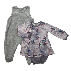 Unisex Fixoni - Romper, size 68 - 74 - Gray (1)