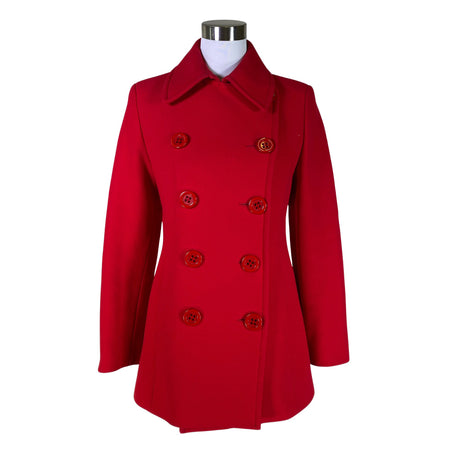 Unisex Ril's - Wool coat, size 34 - Red ()