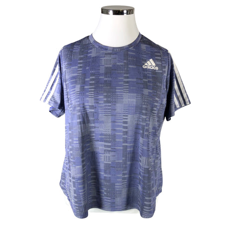Unisex Adidas - Sports shirt, short sleeve, size 50 - Blue ()