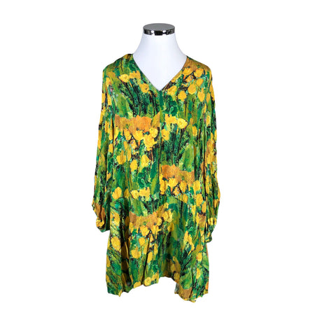 Unisex Hálo - Schiffon tunic, size 44 - Green ()