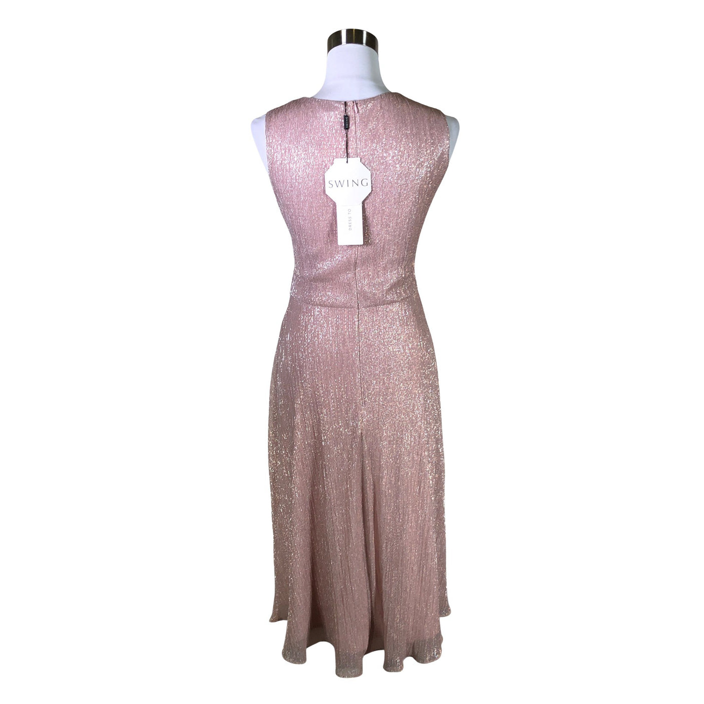 Unisex Swing - Party dress, size 34 - Light pink (2)