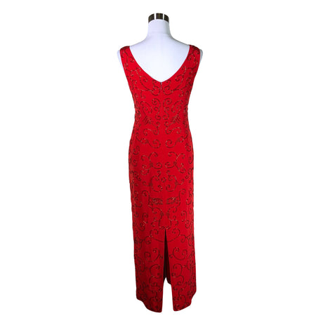Unisex Murek fashion - Evening dress, size 36 - Red (2)