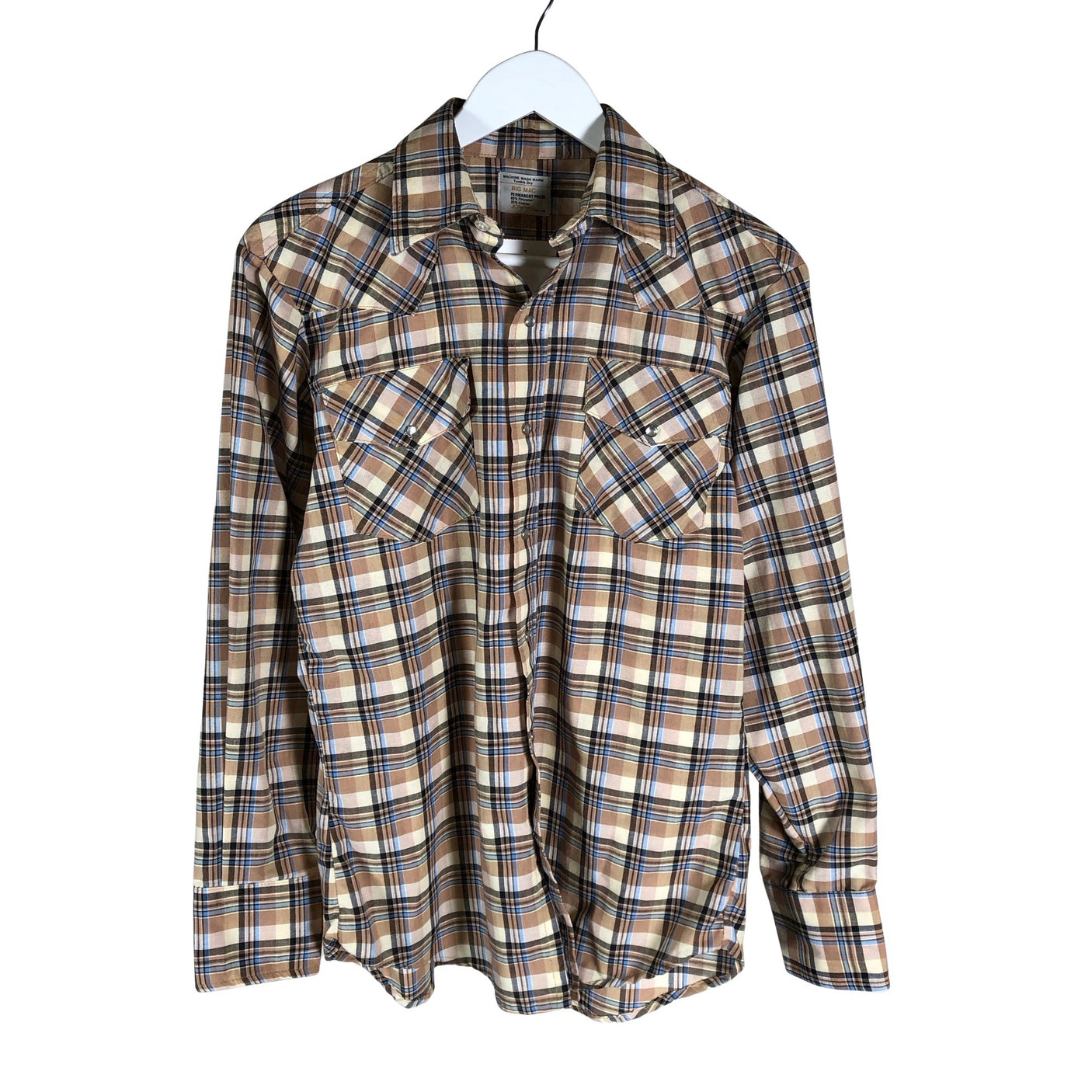 Unisex JC Penney - Collared shirt, size S - Brown (1)