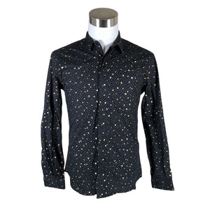 Unisex Twisted Tailor - Collared shirt, size M - Black (1)