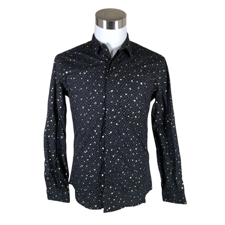 Unisex Twisted Tailor - Collared shirt, size M - Black ()