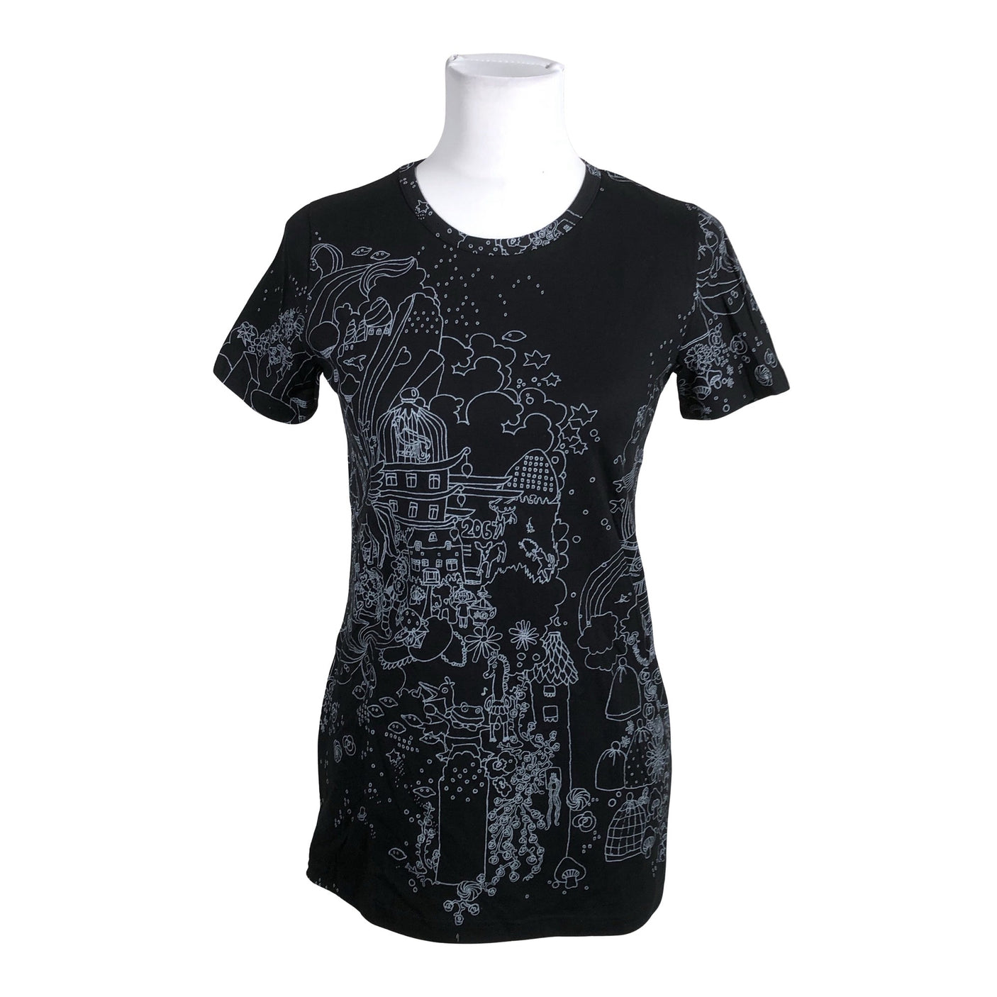 Unisex Nanso - T-shirt, size 38 - Black (1)