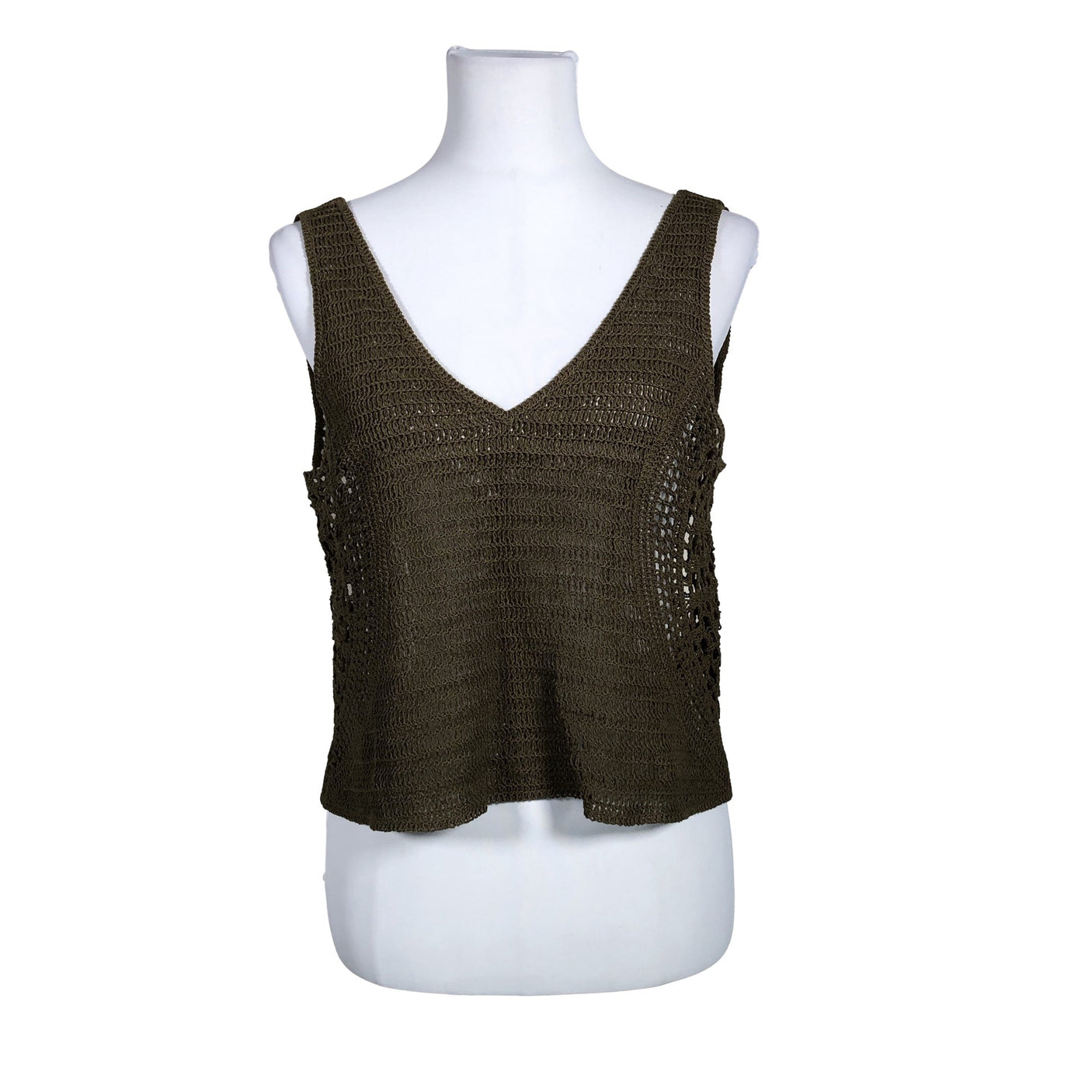 Unisex Massimo Dutti - Top, size 38 - Green (1)