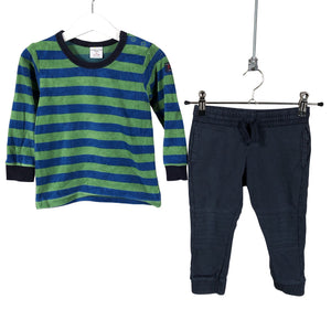 Unisex Polarn O. Pyret - Sweatshirt, size 86 - 92 - Blue (1)