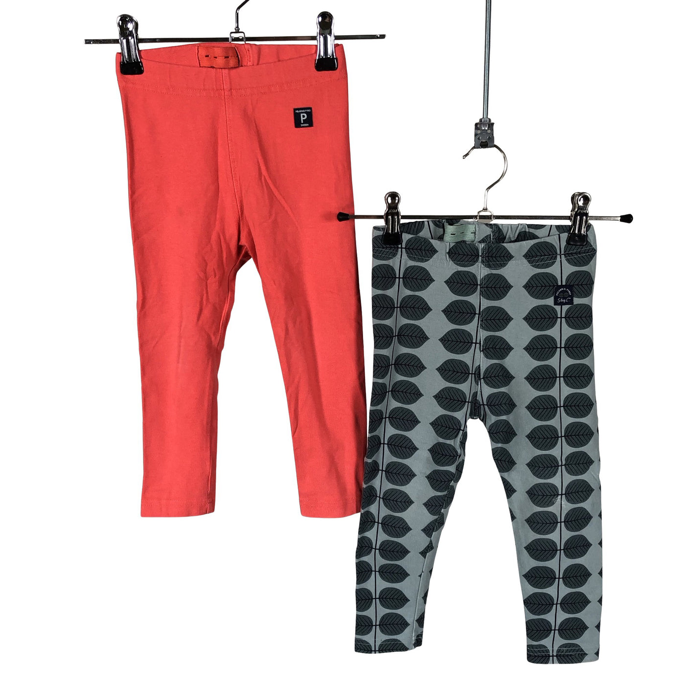 Unisex Polarn O. Pyret - Leggings, size 86 - 92 - Red (1)
