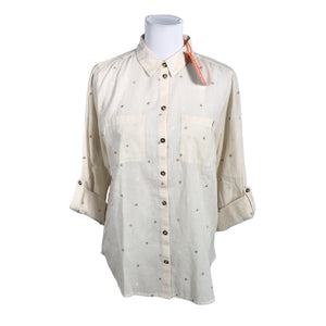 Unisex Superdry - Collared shirt, size 44 - Beige (1)