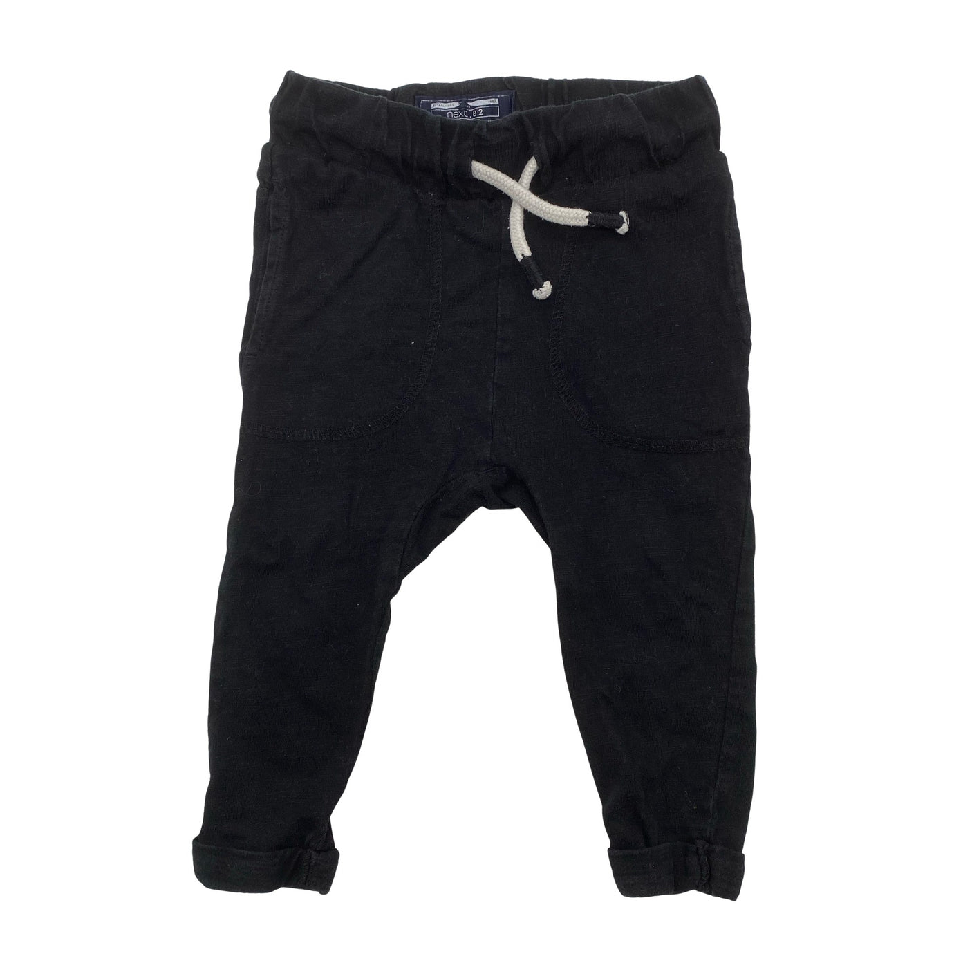 Unisex Next - Tricot pants, size 74 - 80 - Black (1)