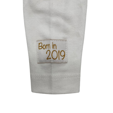 Unisex Name It - Wrap bodysuit, size 56 - 62 - White (2)