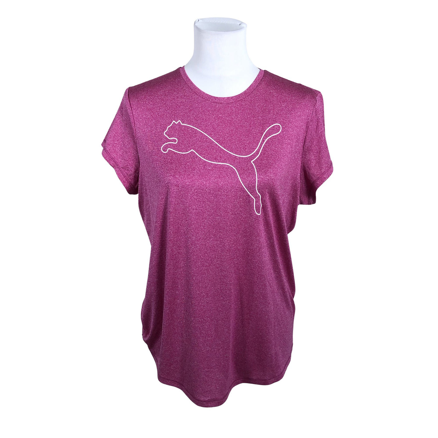 Unisex Puma - Sports shirt, short sleeve, size 40 - Violet (1)
