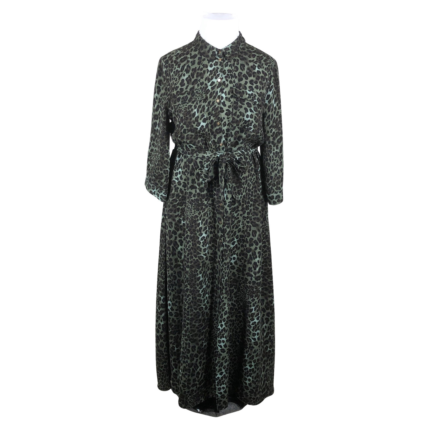Unisex Sofie Schnoor - Schiffon dress, size 42 - Green (1)