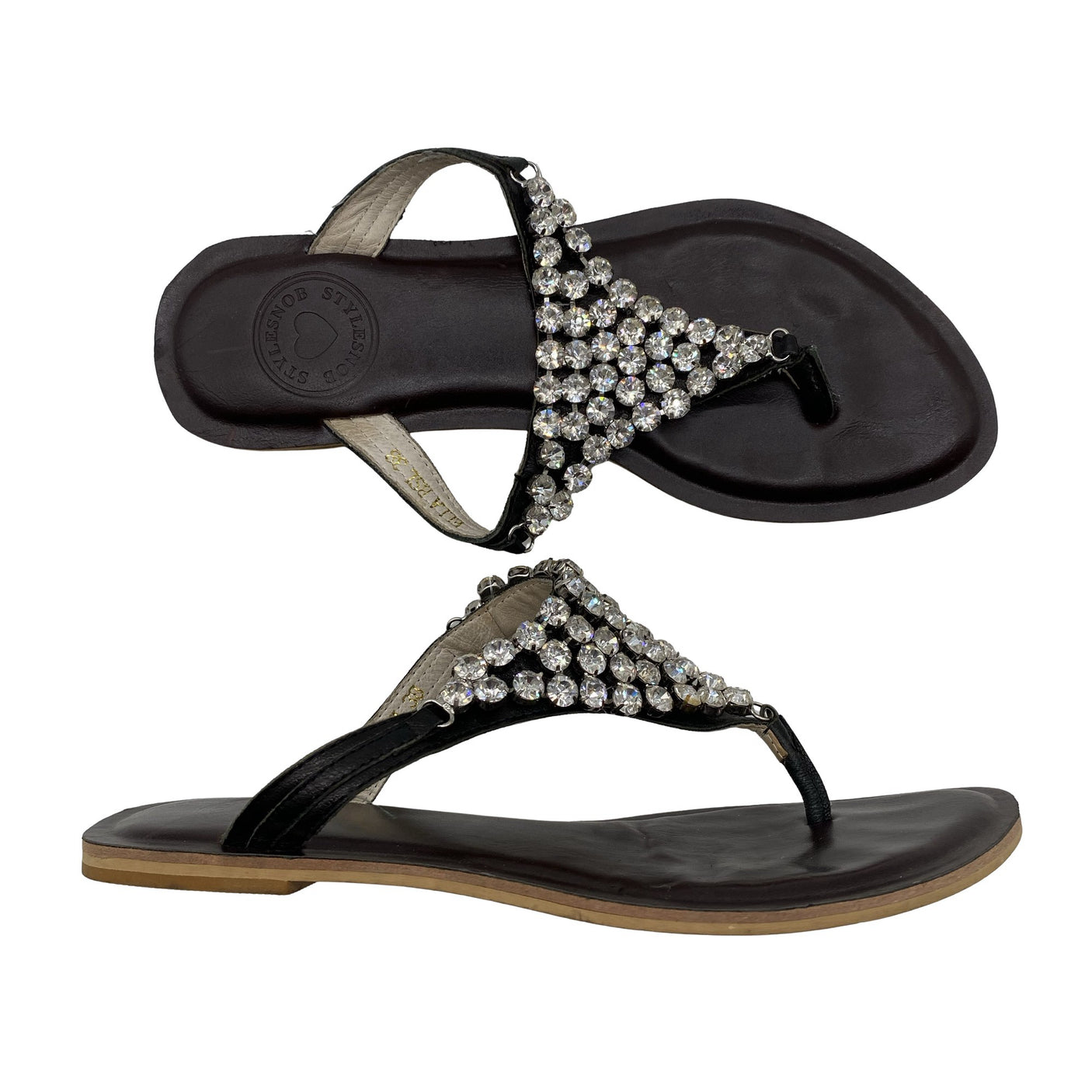 Unisex Stylesnob - Sandals, size 38 - Brown (1)