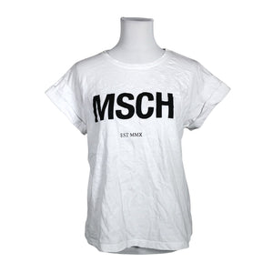 Unisex MSCH Copenhagen - T-shirt, size 38 - White (1)