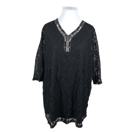 Unisex Ulla Popken - Evening tunic, size 54 - Black ()
