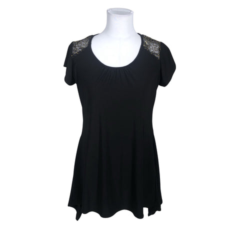 Unisex Wallis - Tricot tunic, size 38 - Black ()