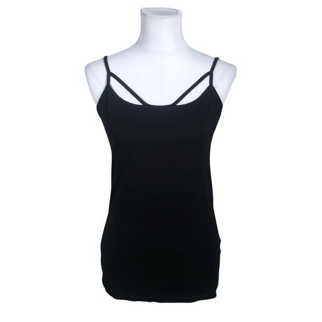 Unisex Bandolera - Tricot tank top, size 40 - Black ()