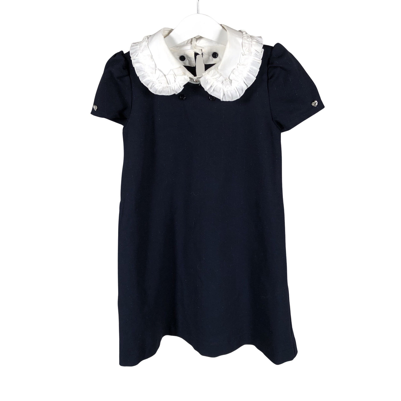 Unisex Monnalisa - Tricot dress, size 128 - 134 - Blue (1)