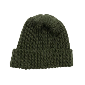 Unisex Handmade - Winter beanie, size 54 - 56 cm - Green (1)