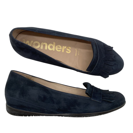Unisex Wonders - Wedge heel shoes, size 39 - Blue ()