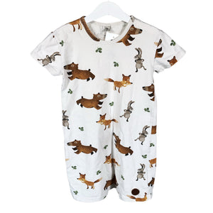Unisex Blaa - Tricot dress, size 110 - 116 - White (1)