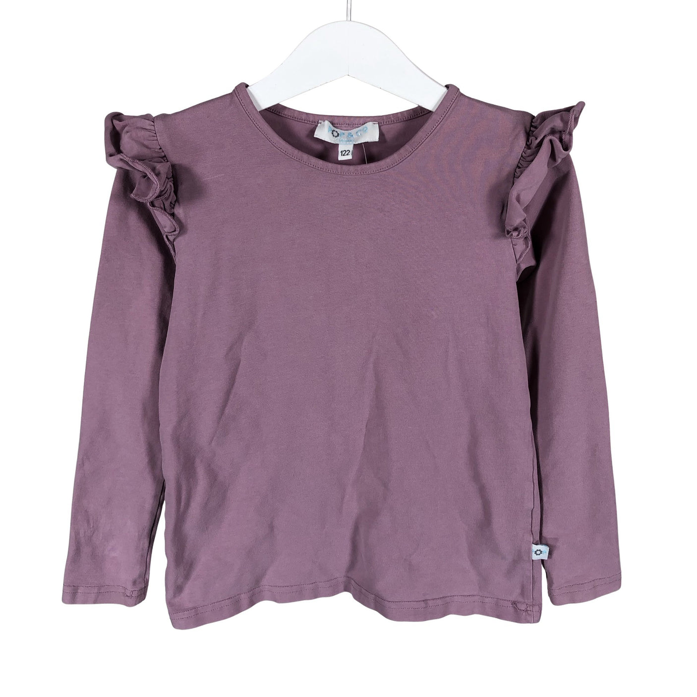 Unisex Pop & Co Helsinki - Tricot shirt, size 116 - 122 - Violet (1)