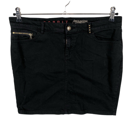 Unisex Esprit - Denim skirt, size 40 - Black ()
