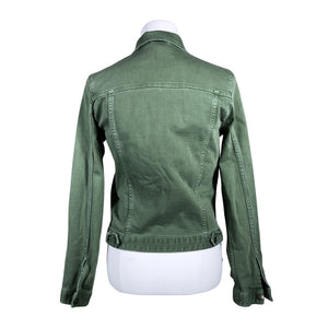 Unisex Fatface - Denim jacket, size 38 - Green (2)