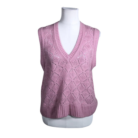 Unisex ME+EM - Knit vest, size 38 - Light pink ()