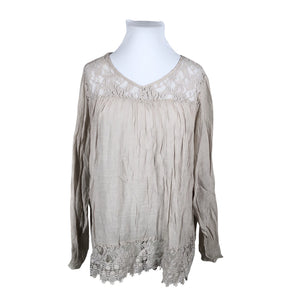 Unisex Zizzi - Blouse, size 54 - Beige (1)