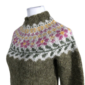 Unisex Handmade - Sweater, size 34 - Green (2)